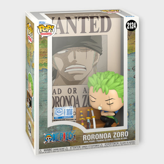 Funko Pop! Exclusive - One Piece - Poster Roronoa Zoro (Wanted)