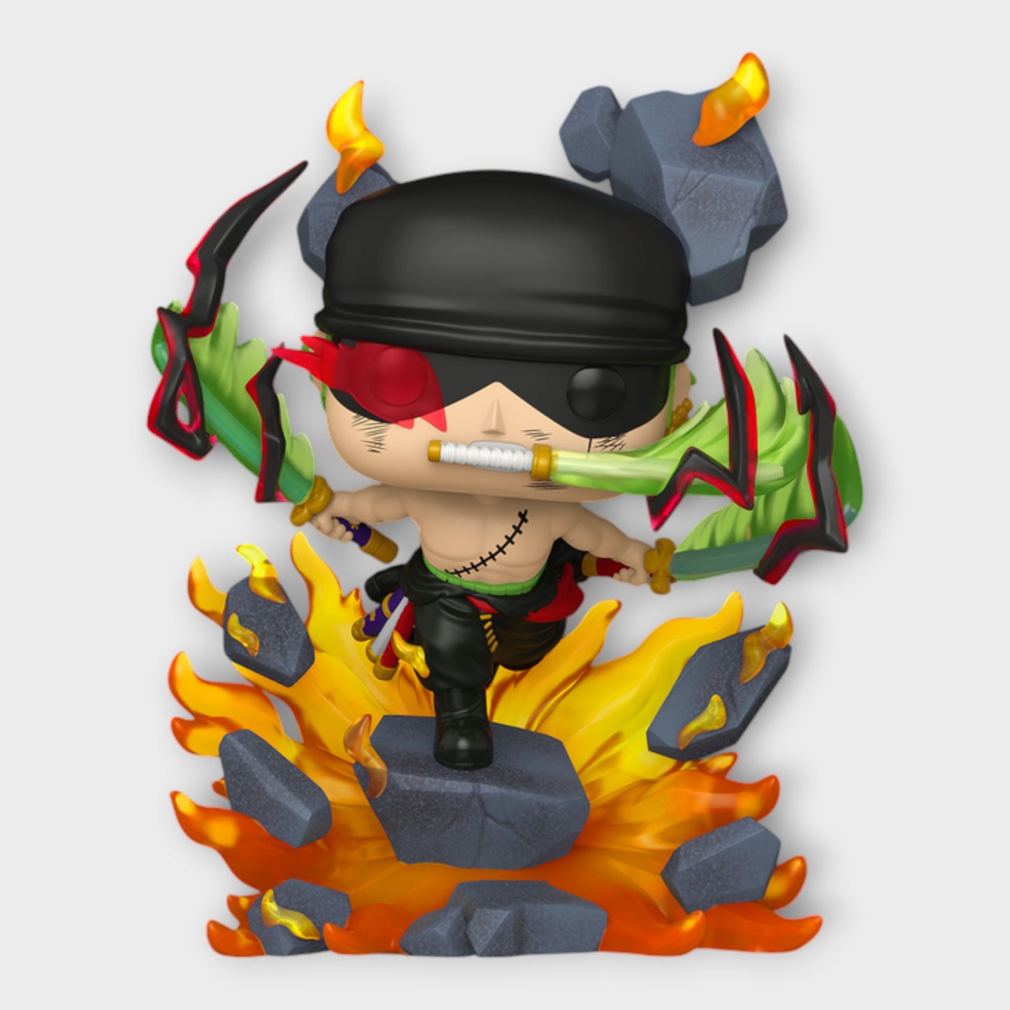 Funko Pop! Exclusive - One Piece - Premium Roronoa Zoro (King of Hell)