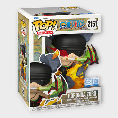Funko Pop! Exclusive - One Piece - Premium Roronoa Zoro (King of Hell)