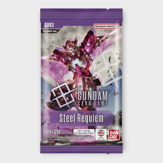 [GD03] GUNDAM CARD GAME - Steel Requiem Booster Pack