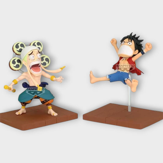BANPRESTO - ONE PIECE - World Collectable Figure Log Stories - Luffy & Enel