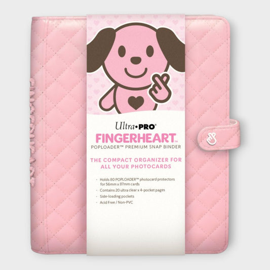 [PRE-ORDER] FINGERHEART: POPLOADER Premium Snap Binder: Blush
