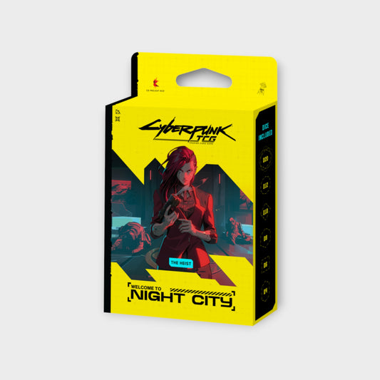 [PRE-ORDER] Cyberpunk TCG - Welcome to Night City – The Heist  - Starter Deck