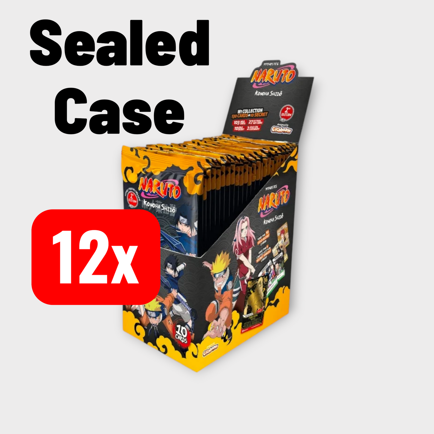 Naruto TCG – Full Case (12 Boxes) Konoha Shidō 2st Edition